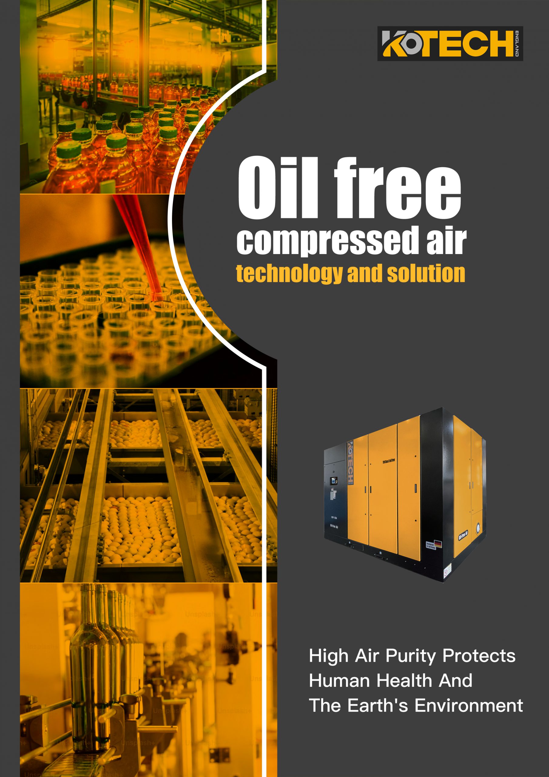 Oil-free machine cover
