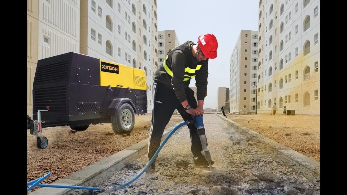 Compressor Digging Machine The Role Of Air Compressors In Borehole Drilling - Kotech Compressor