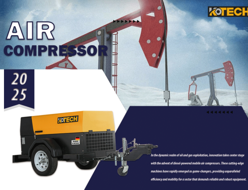 Diesel-Powered Mobile Air Compressor for oil and gas exploitation