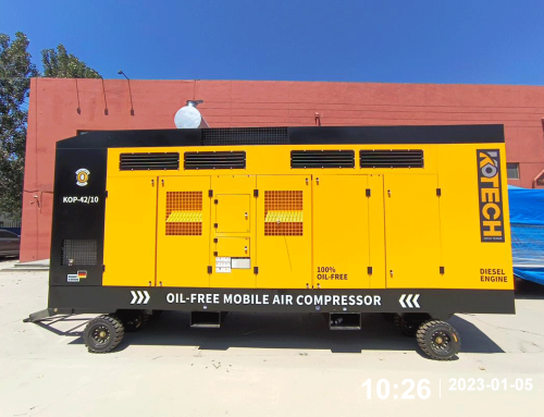 100% Oil Free Diesel Portable Air Compressor Got the Good Feedback of the Market