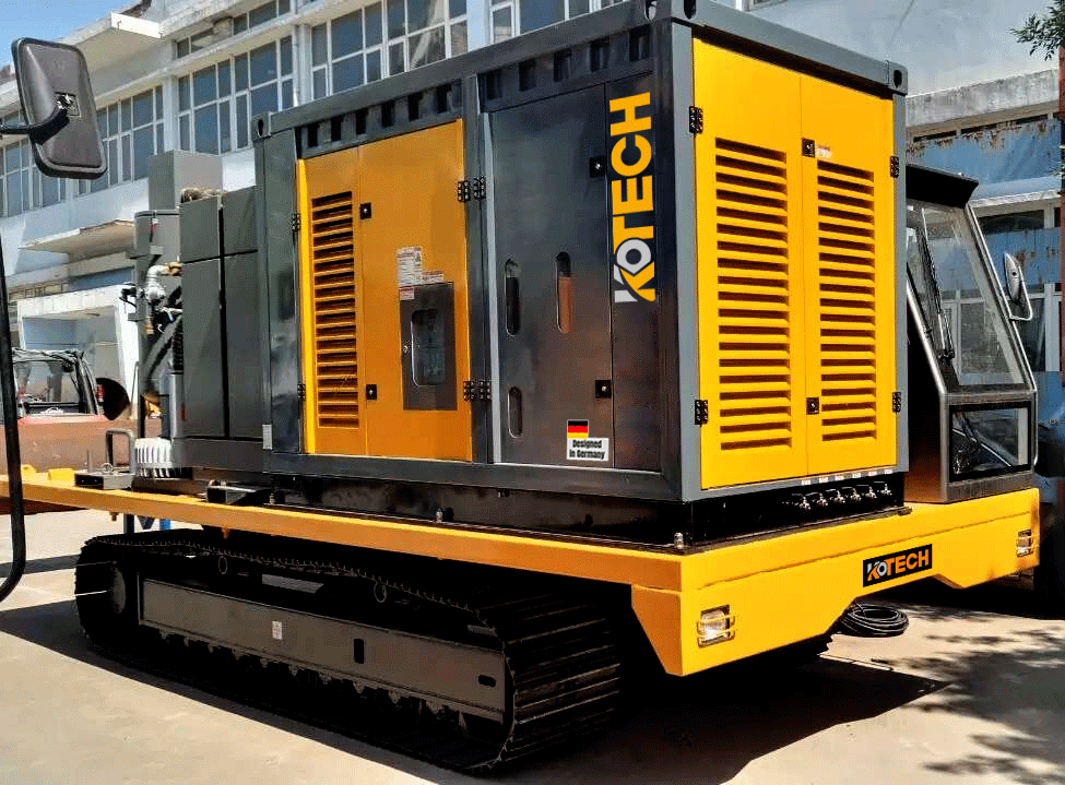 Kotech diesel mobile air compressor for drilling