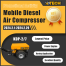 mobile diesel air compressor hot slae