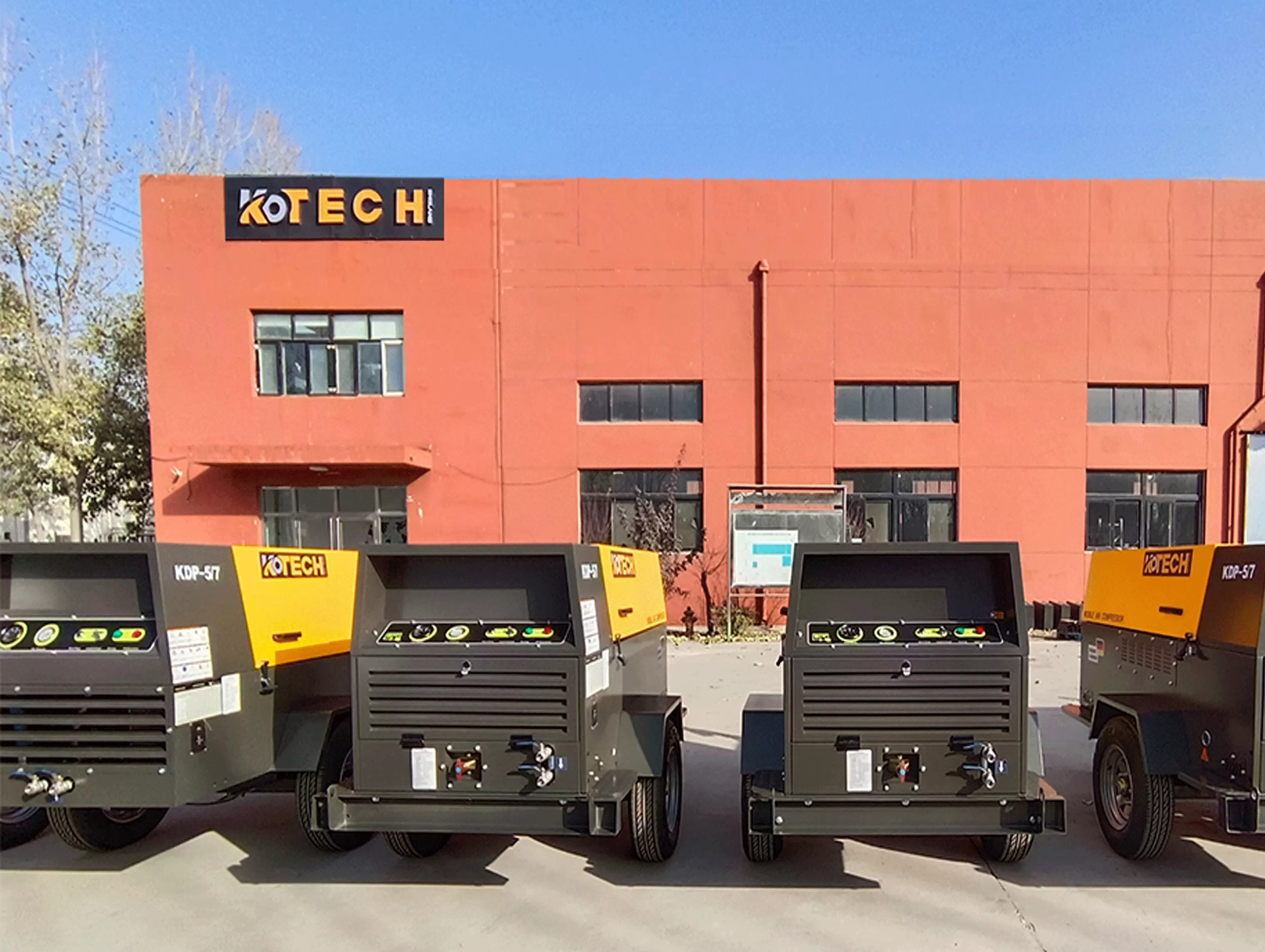 KDP Series Portable Diesel Air Compressor- Kotech Compressor