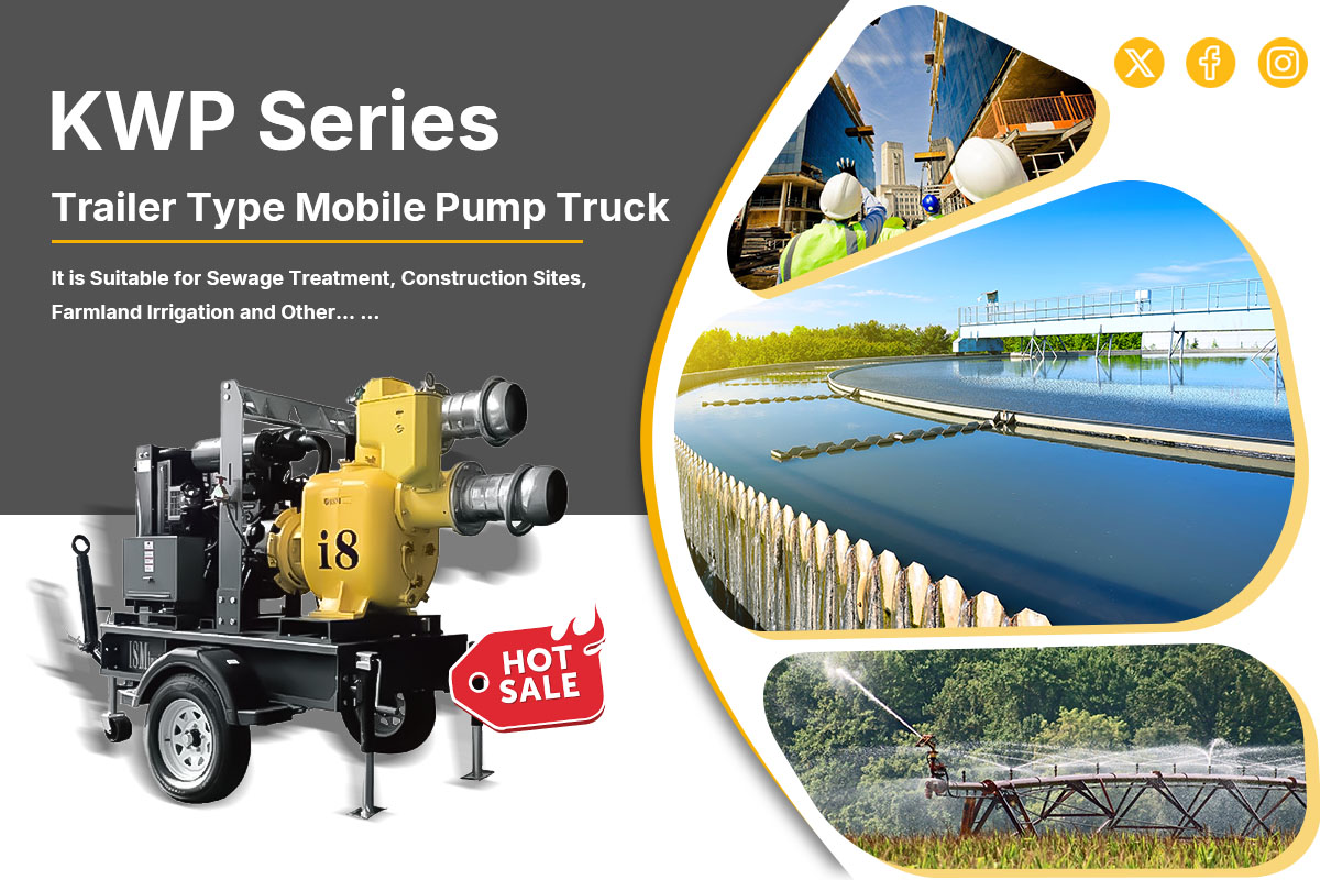 KWP Series mobile pump truck applications