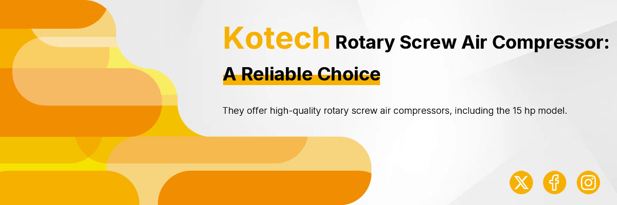 Kotech Rotary Screw Air Compressor