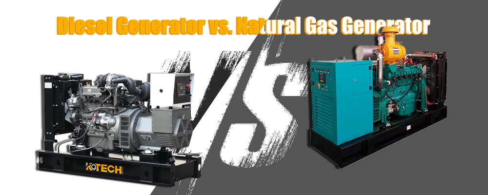 Diesel Generator vs. Natural Gas Generator