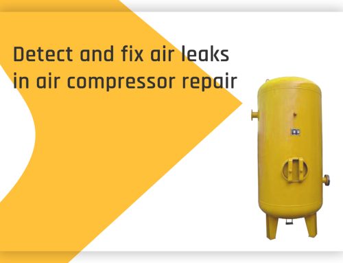 Detect and fix air leaks in air compressor repair