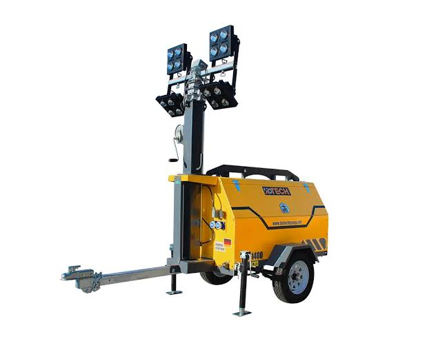 Portable Diesel Generator Trailer Light Tower