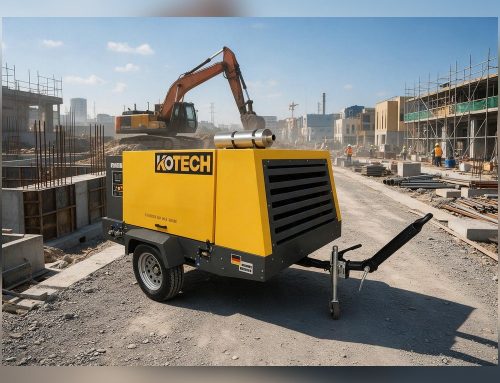 Low-Noise Portable Diesel Compressors for Urban Construction Sites